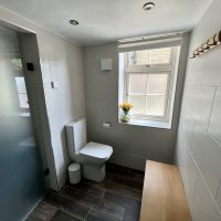 The Bathroom: includes hair dryer and straighteners